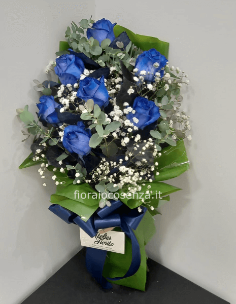 Mazzo rose blu