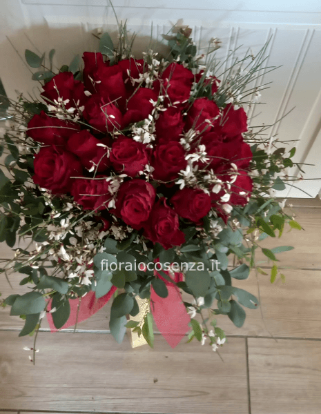 bouquet rose rosse
