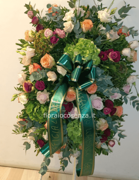 Cuscino funebre roses