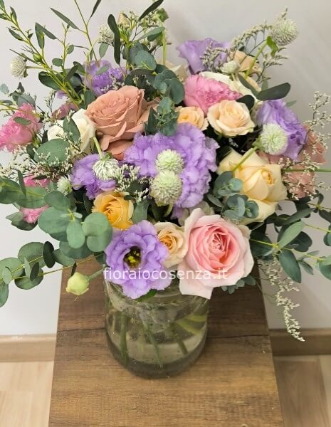 Bouquet rosa e lilla